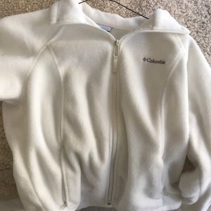Columbia white jacket